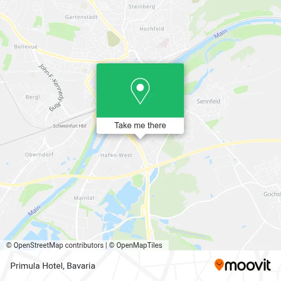 Primula Hotel map