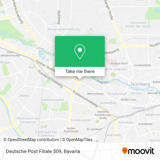Deutsche Post Filiale 509 map