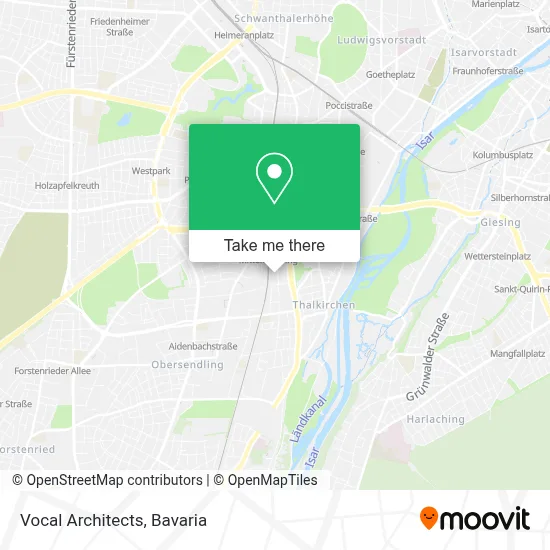 Vocal Architects map