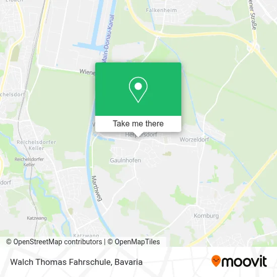 Walch Thomas Fahrschule map