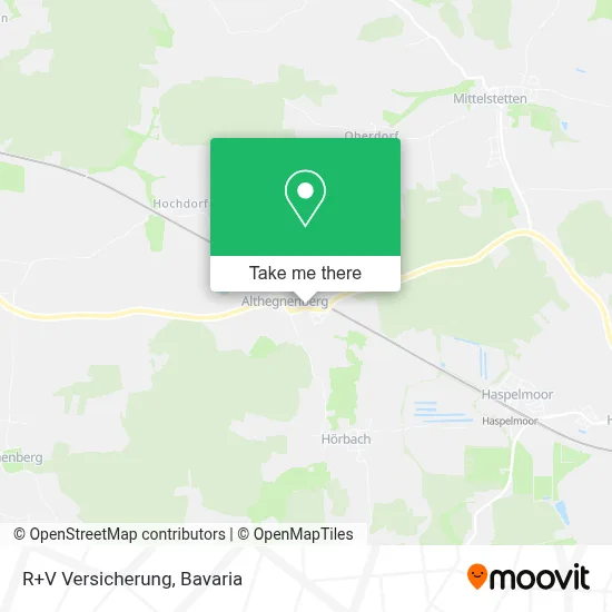 R+V Versicherung map