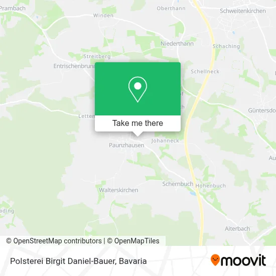 Polsterei Birgit Daniel-Bauer map