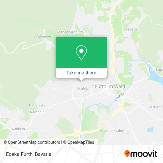 Edeka Furth map