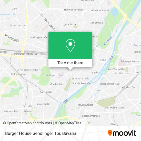 Burger House Sendlinger Tor map
