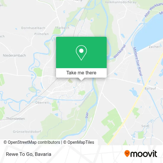 Rewe To Go map