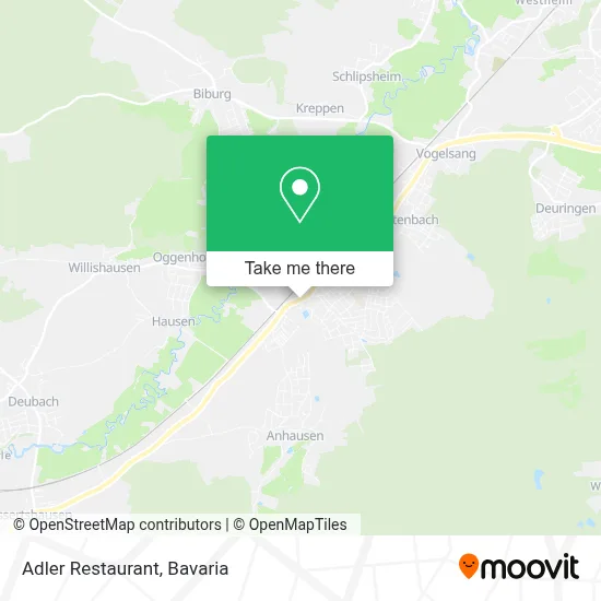 Restaurant Adler map