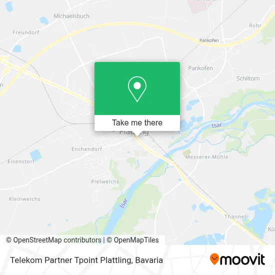 Telekom Partner Tpoint Plattling map