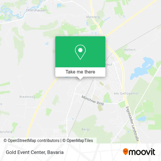 Gold Event Center map