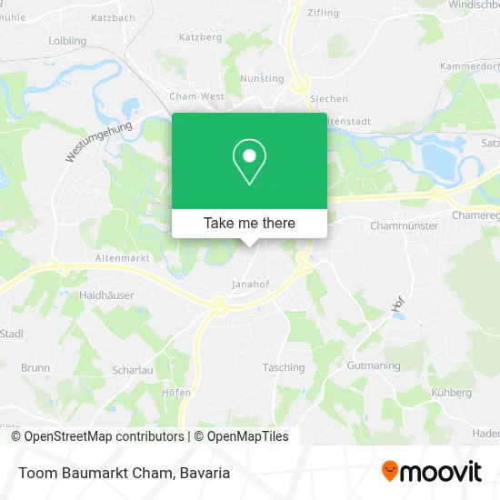 Toom Baumarkt Cham map
