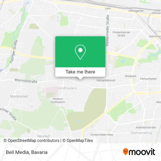 Bell Media map
