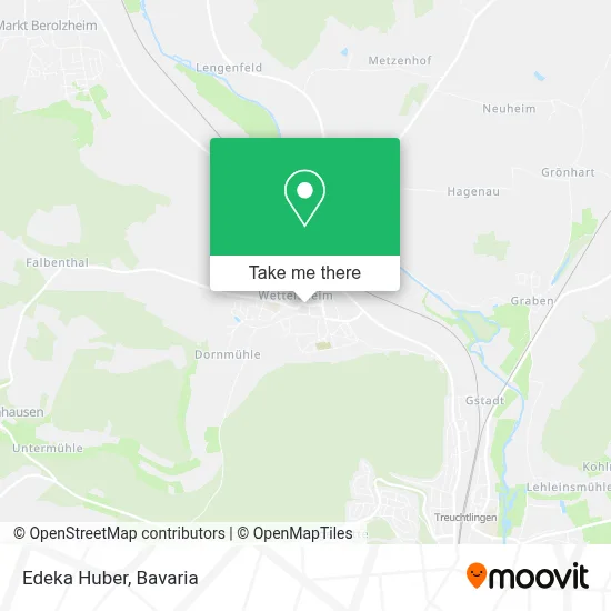 Edeka Huber map