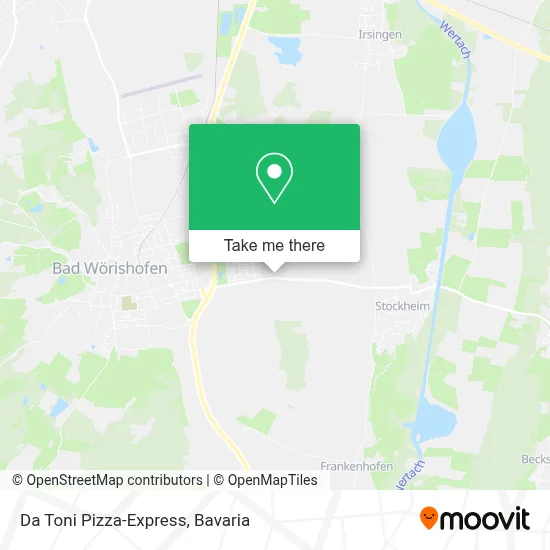 Da Toni Pizza-Express map