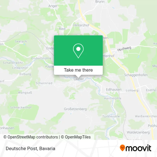Deutsche Post map