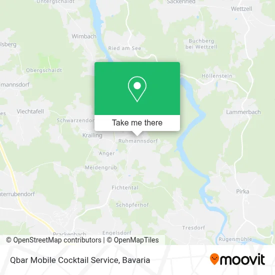 Qbar Mobile Cocktail Service map