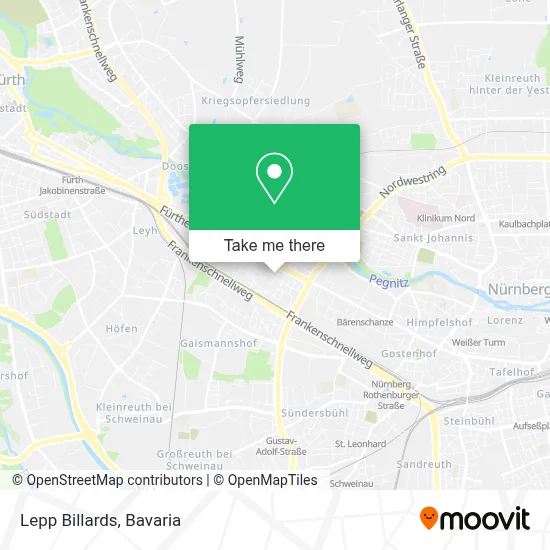 Lepp Billards map
