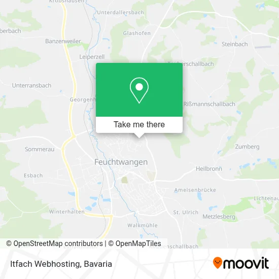 Itfach Webhosting map