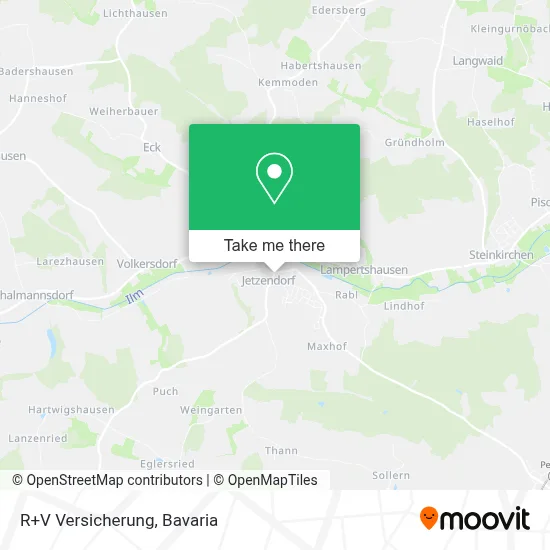 R+V Versicherung map