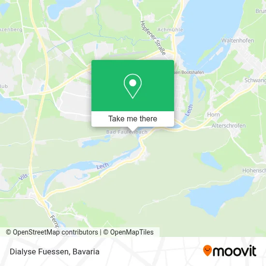 Dialyse Fuessen map