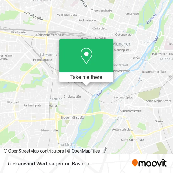 Rückenwind Werbeagentur map