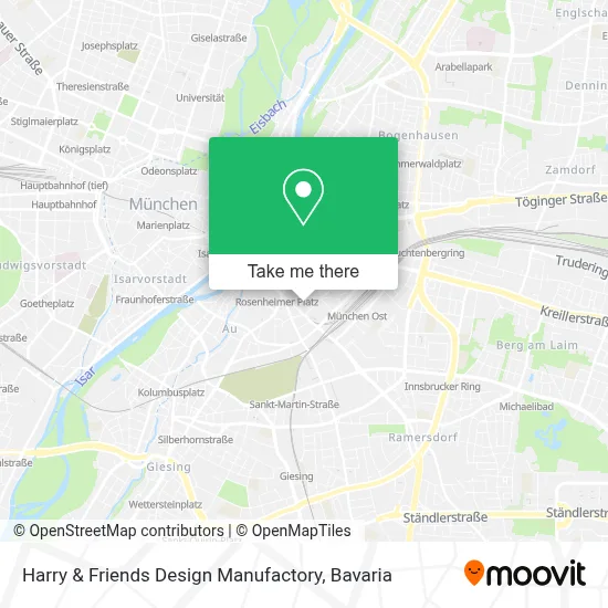 Harry & Friends Design Manufactory map
