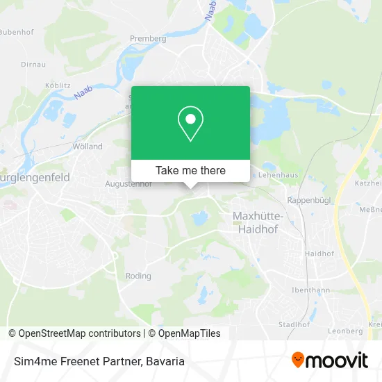 Sim4me Freenet Partner map