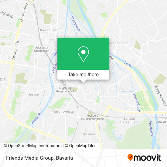 Friends Media Group map