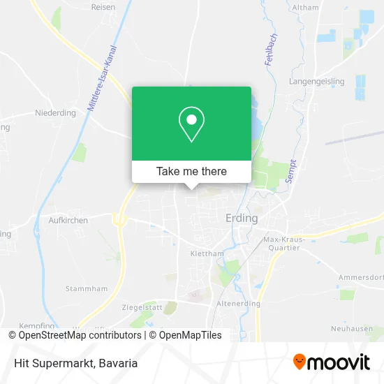 Hit Supermarkt map