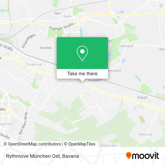 Rythmove München Ost map
