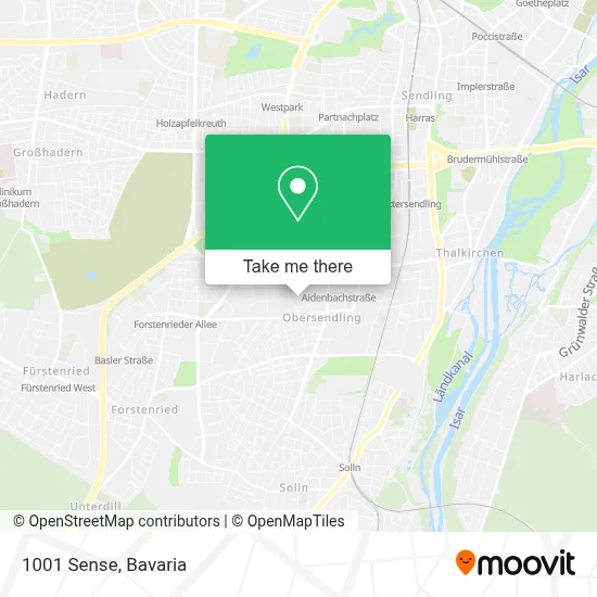 1001 Sense map