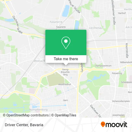 Driver Center map