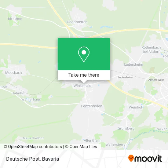Deutsche Post map
