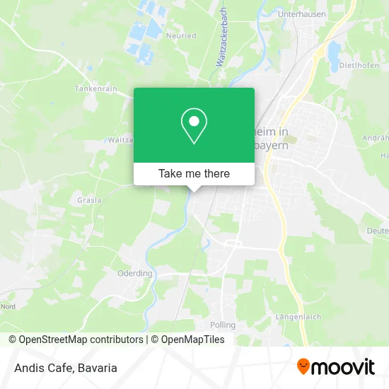 Andis Cafe map