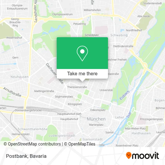 Postbank map