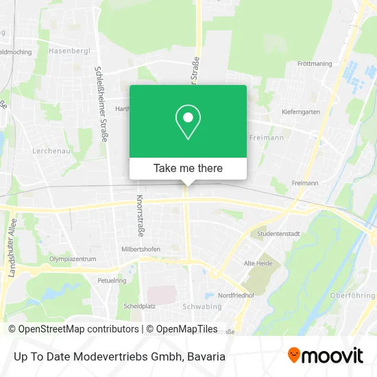 Up To Date Modevertriebs Gmbh map