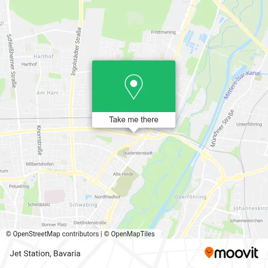 Jet Station map
