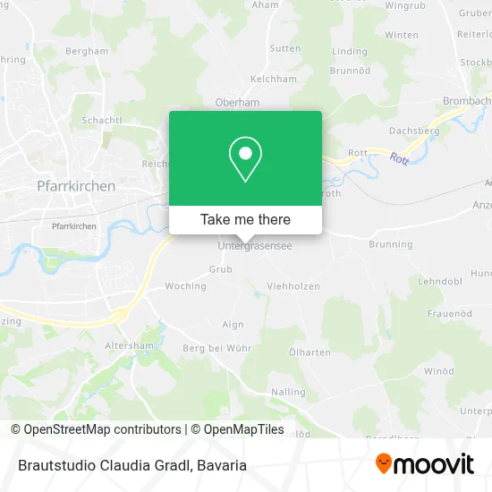 Brautstudio Claudia Gradl map