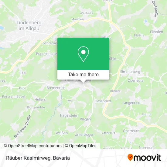 Räuber Kasimirweg map