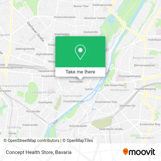 Concept Health Store map