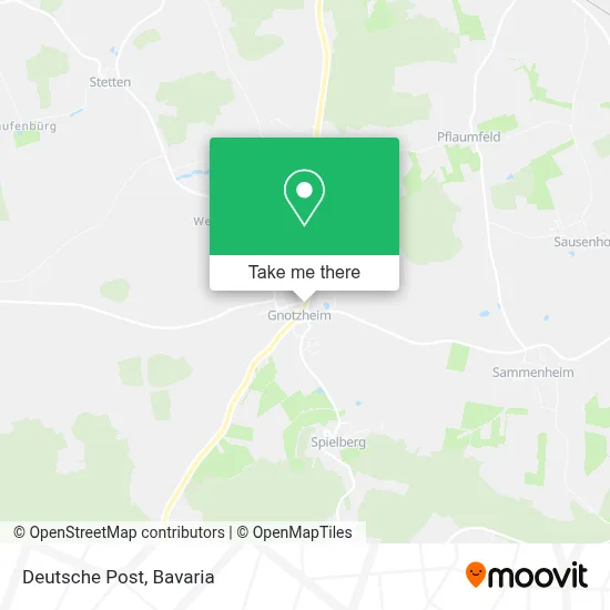 Deutsche Post map