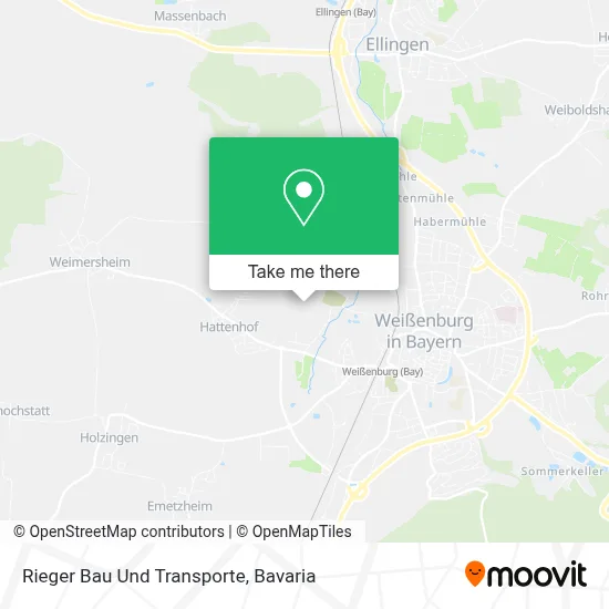 Rieger Bau Und Transporte map