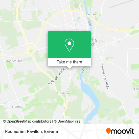 Restaurant Pavillon map