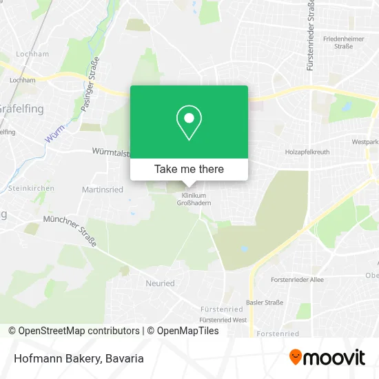 Hofmann Bakery map