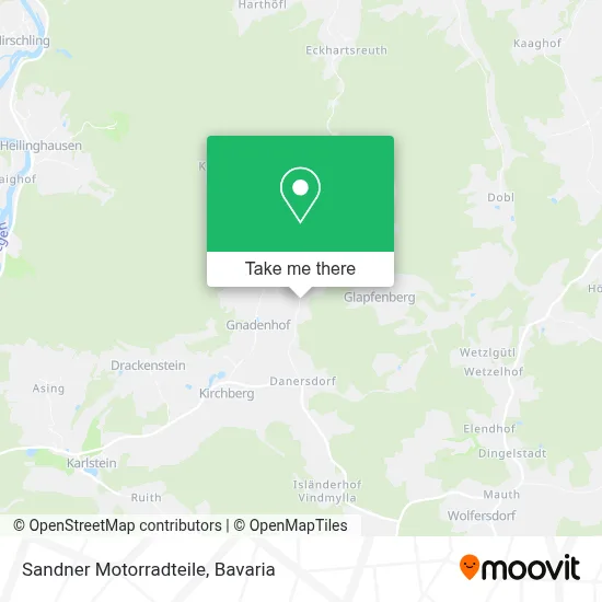 Sandner Motorradteile map