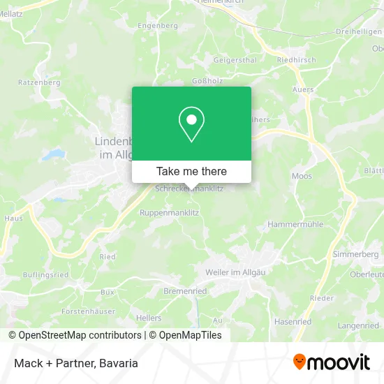 Mack + Partner map