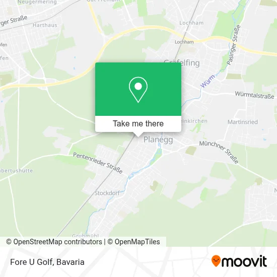 Fore U Golf map