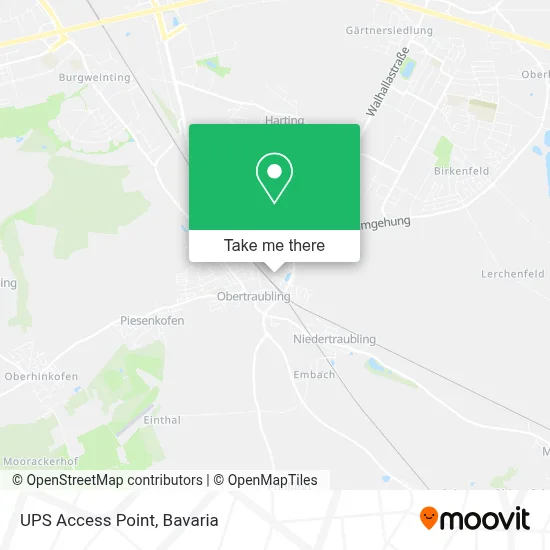 Ups Access Point map