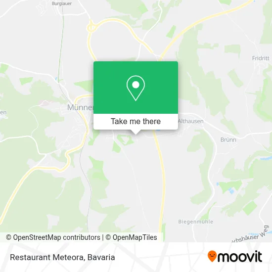 Restaurant Meteora map