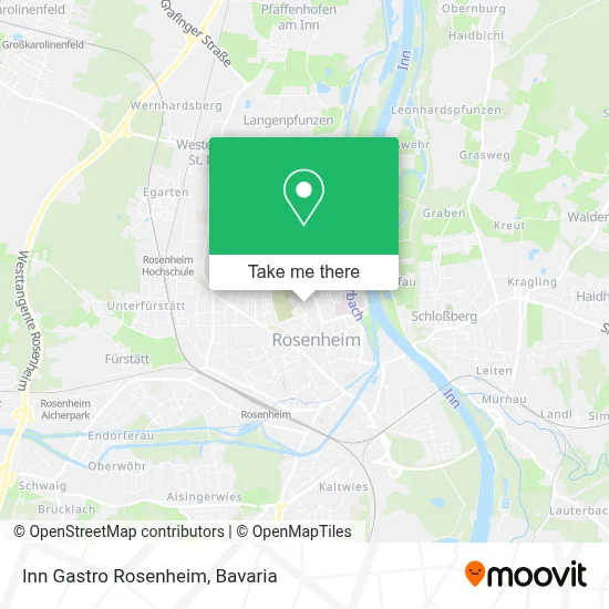 Inn Gastro Rosenheim map