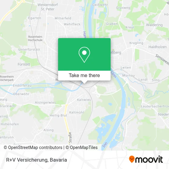R+V Versicherung map