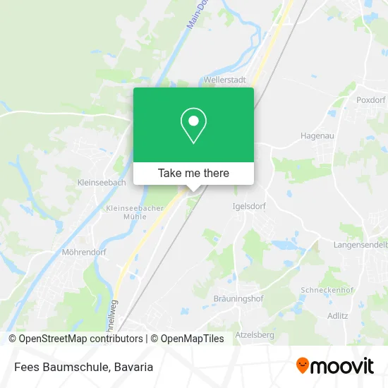 Fees Baumschule map